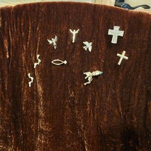 Gold Toned Religious Pins Collection ( FIVE FOR TEN DOLLAR)